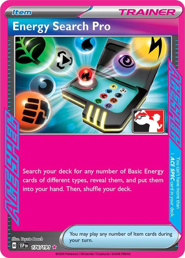 Energy Search Pro 88/90 from Play! Pokémon Prize Pack Series Eight