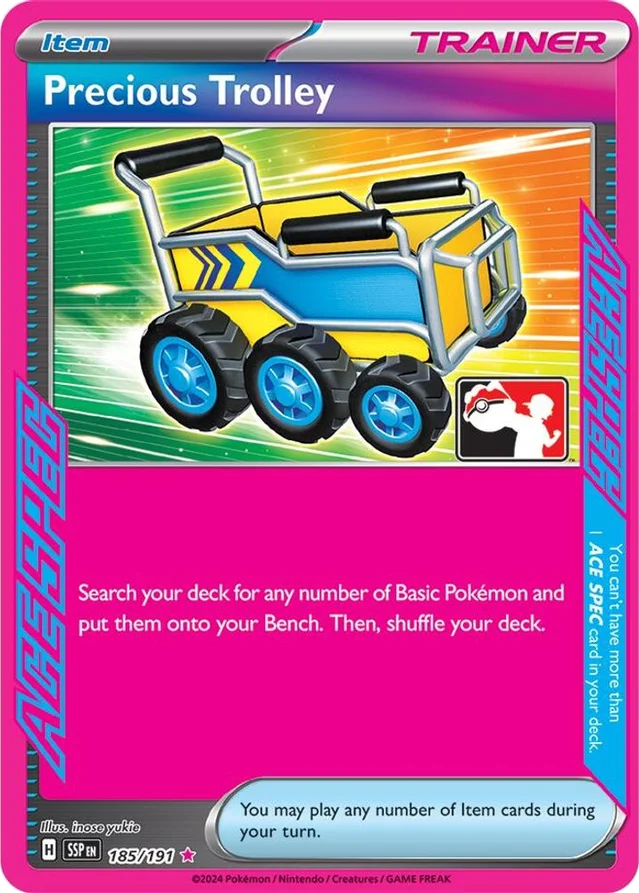 Precious Trolley 89/90 from Play! Pokémon Prize Pack Series Eight