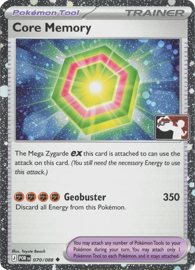 Core Memory 11/80 from Play! Pokémon Prize Pack Series Nine