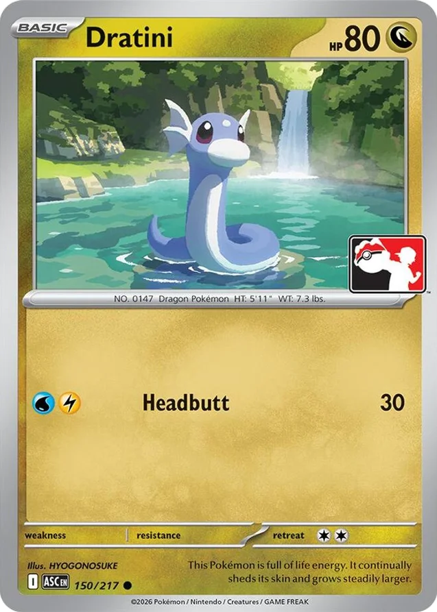 Dratini 21/80 from Play! Pokémon Prize Pack Series Nine
