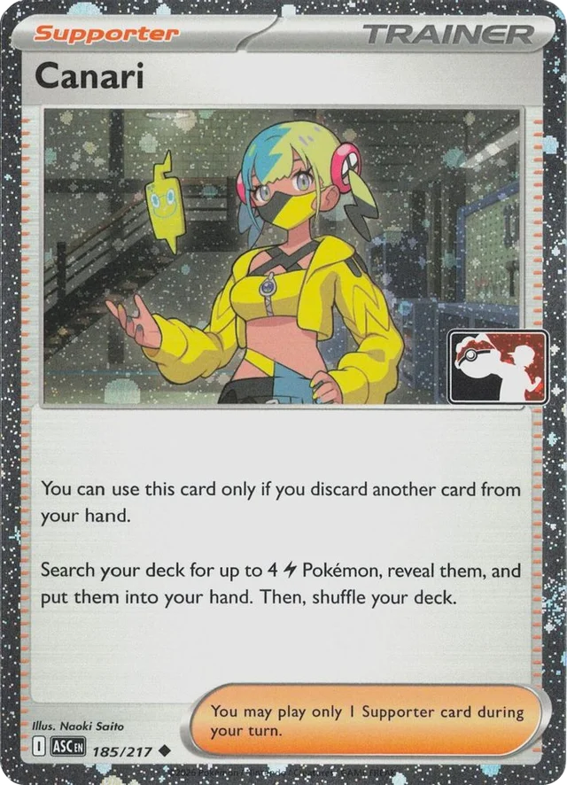 Canari 26/80 from Play! Pokémon Prize Pack Series Nine