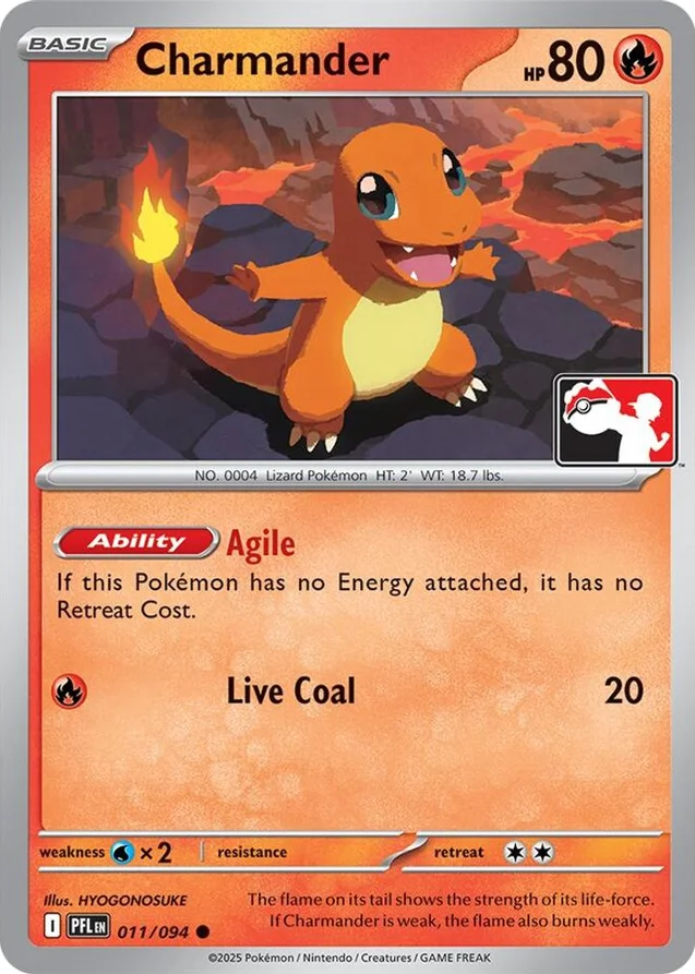 Charmander 27/80 from Play! Pokémon Prize Pack Series Nine