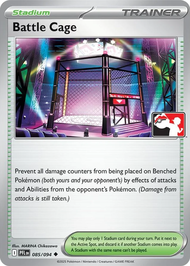 Battle Cage 37/80 from Play! Pokémon Prize Pack Series Nine