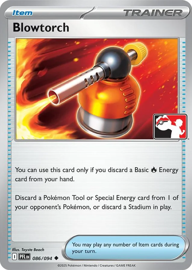 Blowtorch 38/80 from Play! Pokémon Prize Pack Series Nine