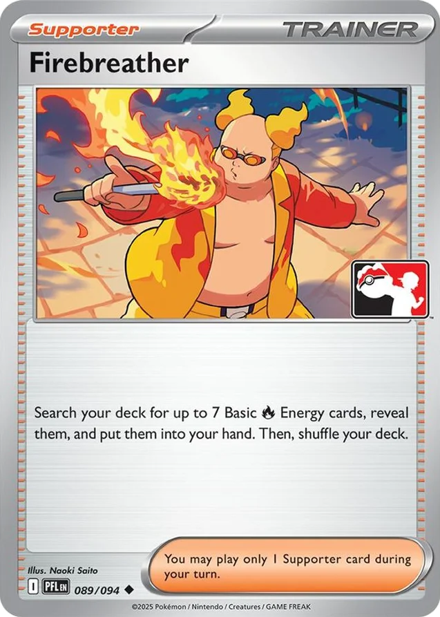 Firebreather 40/80 from Play! Pokémon Prize Pack Series Nine