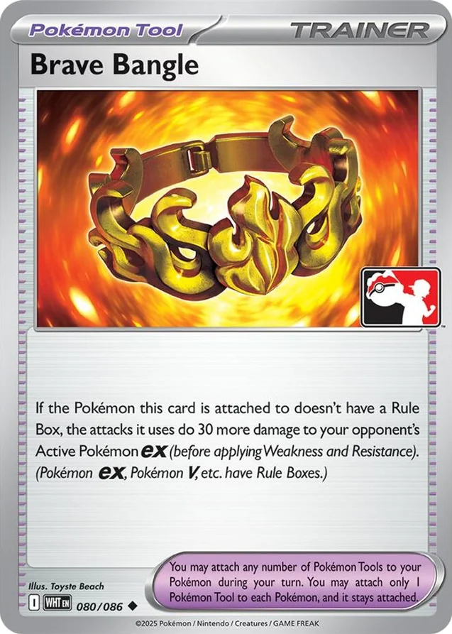 Brave Bangle 66/80 from Play! Pokémon Prize Pack Series Nine