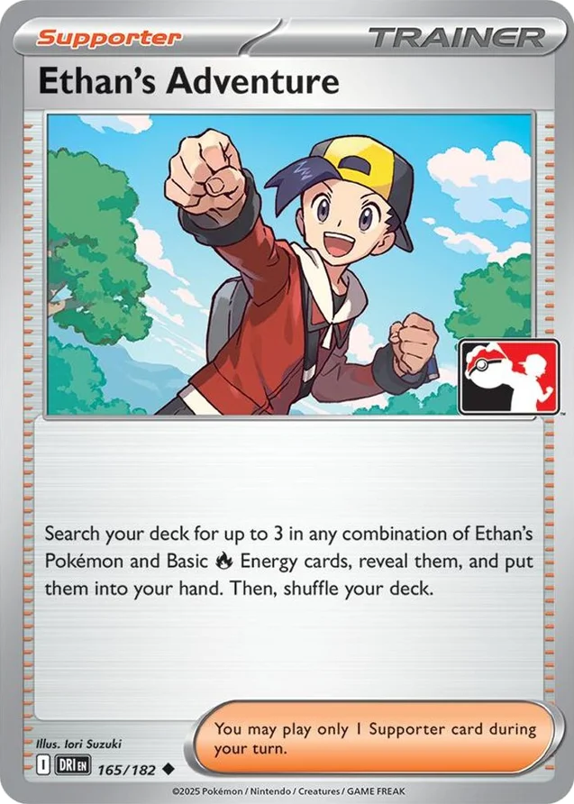Ethan's Adventure 75/80 from Play! Pokémon Prize Pack Series Nine