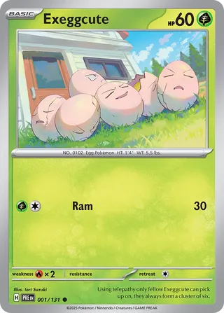 Exeggcute 1/180 from Prismatic Evolutions