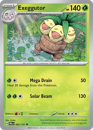 Exeggutor 2/180 from Prismatic Evolutions