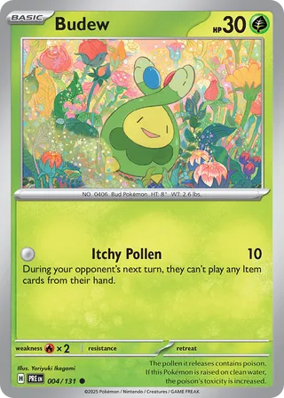 Budew 4/180 from Prismatic Evolutions