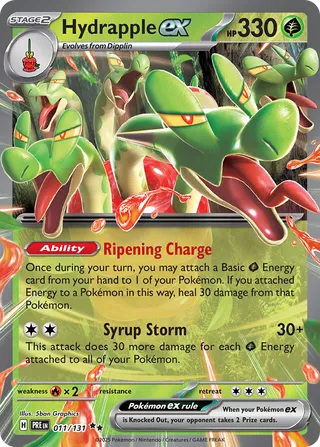 Hydrapple ex 11/180 from Prismatic Evolutions