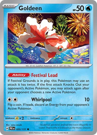 Goldeen 20/180 from Prismatic Evolutions