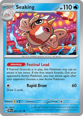 Seaking 21/180 from Prismatic Evolutions