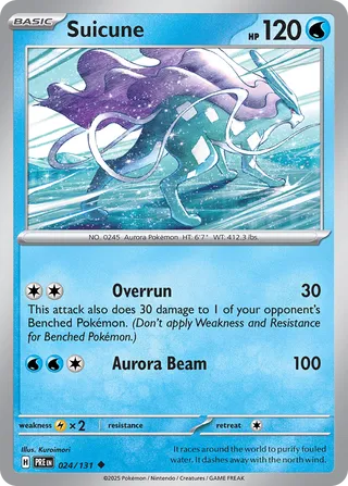 Suicune 24/180 from Prismatic Evolutions