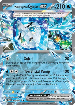 Wellspring Mask Ogerpon ex 27/180 from Prismatic Evolutions