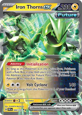 Iron Thorns ex 32/180 from Prismatic Evolutions
