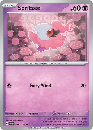 Spritzee 38/180 from Prismatic Evolutions