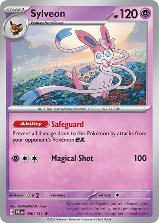 Sylveon 40/180 from Prismatic Evolutions
