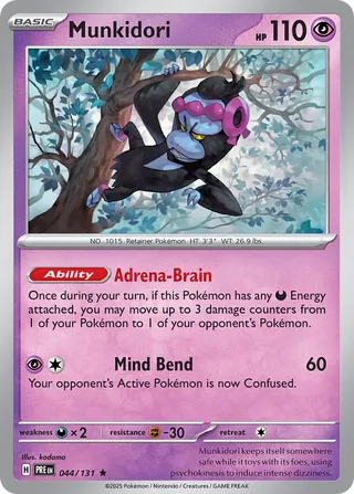 Munkidori 44/180 from Prismatic Evolutions