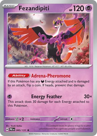 Fezandipiti 45/180 from Prismatic Evolutions