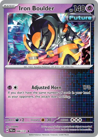 Iron Boulder 46/180 from Prismatic Evolutions