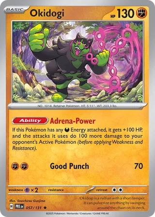 Okidogi 57/180 from Prismatic Evolutions