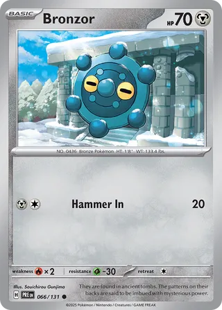 Bronzor 66/180 from Prismatic Evolutions
