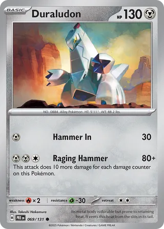 Duraludon 69/180 from Prismatic Evolutions