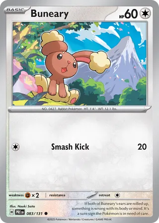 Buneary 83/180 from Prismatic Evolutions