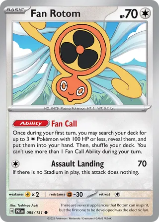 Fan Rotom 85/180 from Prismatic Evolutions