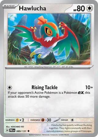 Hawlucha 89/180 from Prismatic Evolutions