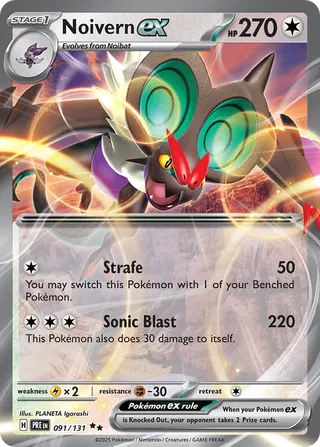 Noivern ex 91/180 from Prismatic Evolutions