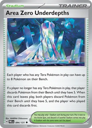 Area Zero Underdepths 94/180 from Prismatic Evolutions