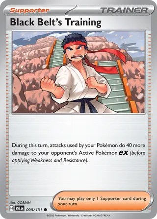 Black Belt's Training 98/180 from Prismatic Evolutions