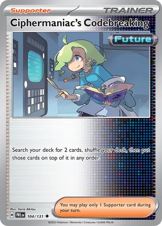 Ciphermaniac's Codebreaking 104/180 from Prismatic Evolutions