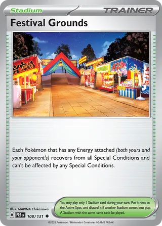 Festival Grounds 108/180 from Prismatic Evolutions