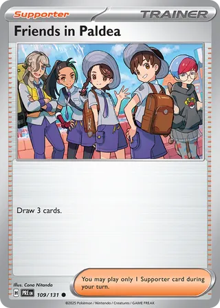 Friends in Paldea 109/180 from Prismatic Evolutions