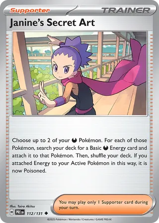 Janine's Secret Art 112/180 from Prismatic Evolutions