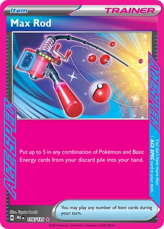 Max Rod 116/180 from Prismatic Evolutions