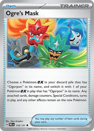 Ogre's Mask 118/180 from Prismatic Evolutions