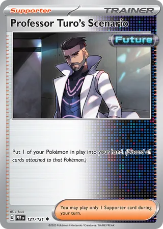 Professor Turo's Scenario 121/180 from Prismatic Evolutions