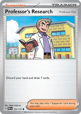 Professor's Research 122/180 from Prismatic Evolutions