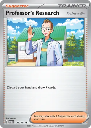 Professor's Research 123/180 from Prismatic Evolutions