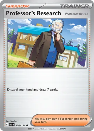 Professor's Research 124/180 from Prismatic Evolutions