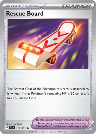 Rescue Board 126/180 from Prismatic Evolutions