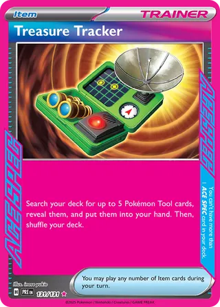 Treasure Tracker 131/180 from Prismatic Evolutions
