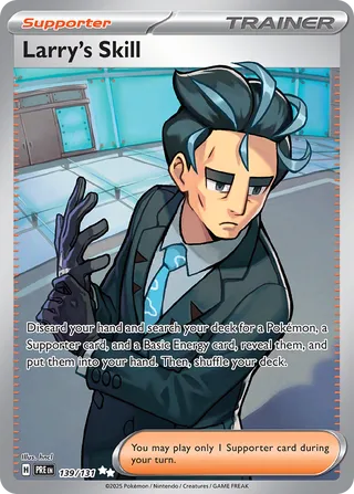 Larry's Skill 139/180 from Prismatic Evolutions