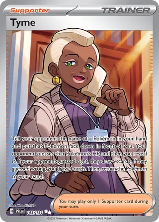 Tyme 143/180 from Prismatic Evolutions