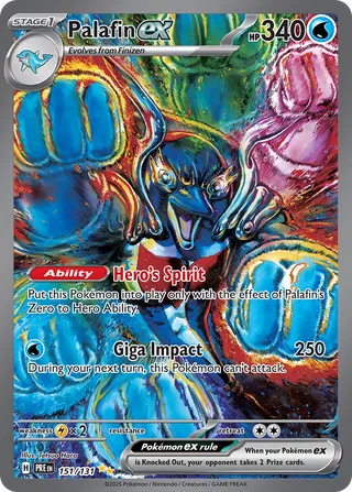Palafin ex 151/180 from Prismatic Evolutions