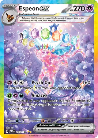 Espeon ex 155/180 from Prismatic Evolutions